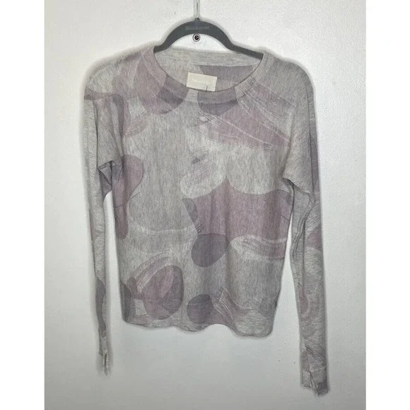 ZADIG & VOLTAIRE 100% Cashmere Sweater Pullover Camouflage Grey Crisp Camou XS - Picture 3 of 8